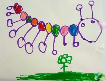 Image of a child's drawing.